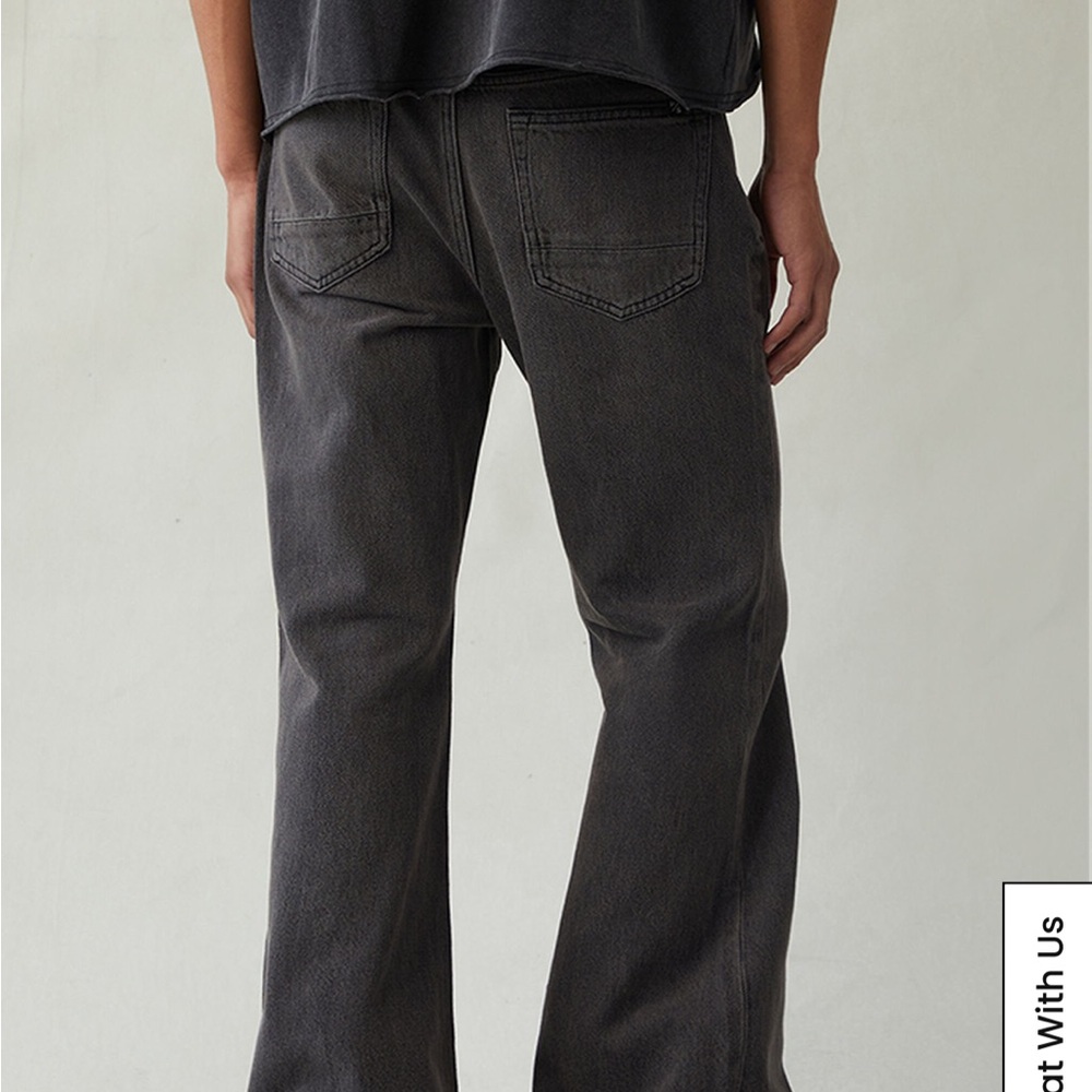 Pacsun Jordan Baggy Bootcut Jeans Black - Picture 4 of 5